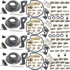4SET FOR YAMAHA XVZ1300 XVZ1300D Carburetor Repair Kit Diaphragm Carb Rebuild