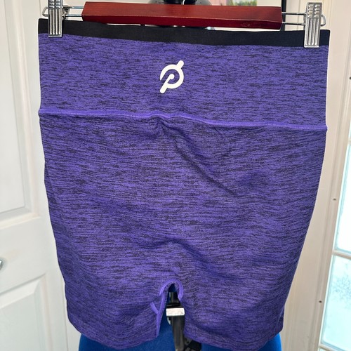 Offizielle Peloton Damen lila sportliche Radshorts Größe Large Radfahren - Bild 2 von 3