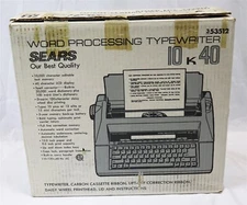 ORIGINAL Vintage Sears 10K40 353512 Word Processor Typewriter in Box