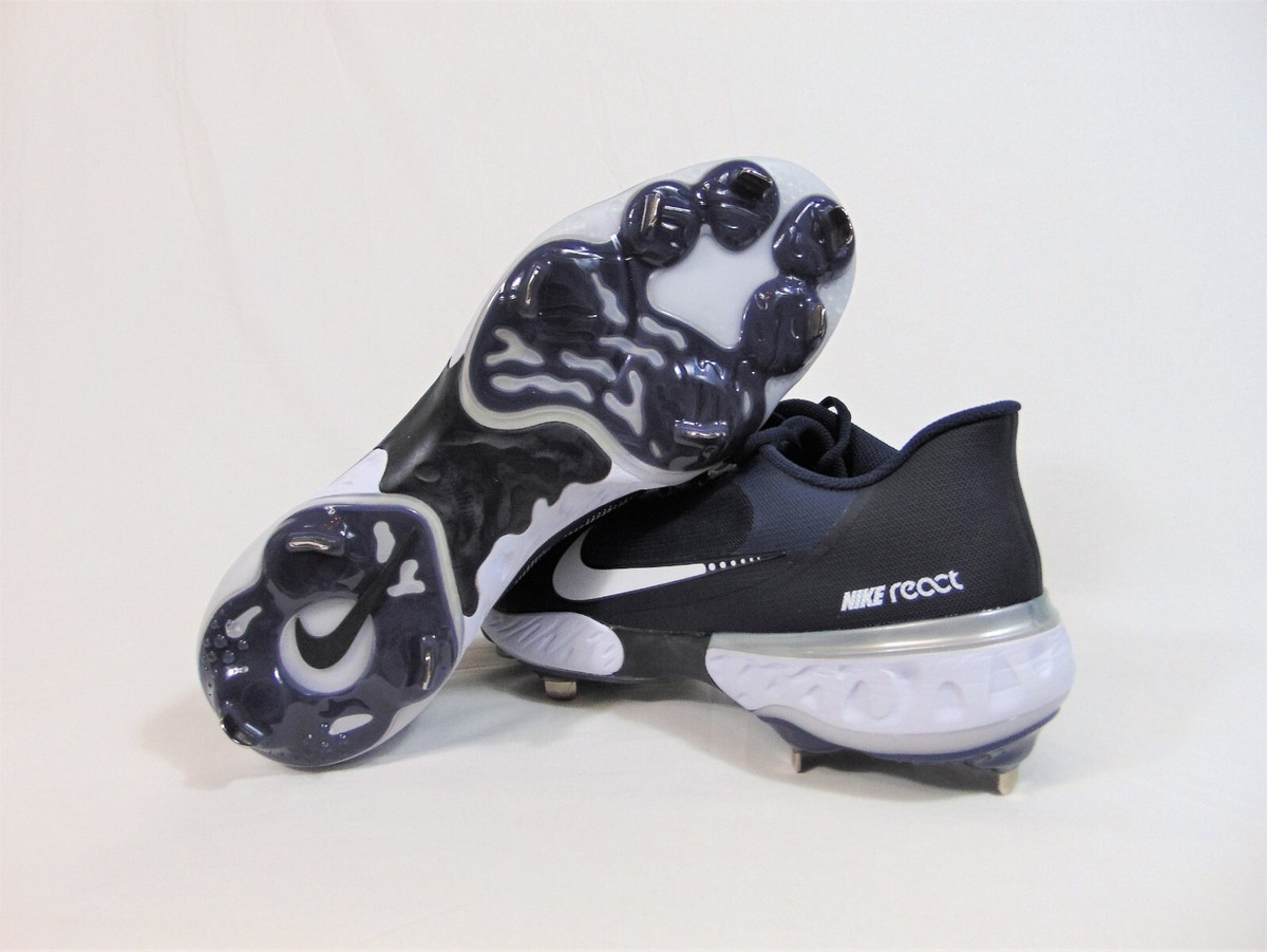 Nike Alpha Huarache Elite 3 Low Blue White Baseball Cleats Sz 12