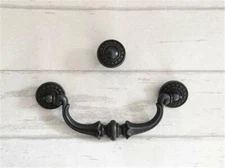 3.5" 5.5" Dresser Drawer Pull Handles Knobs Large Drop Bail Rustic Antique Pull 