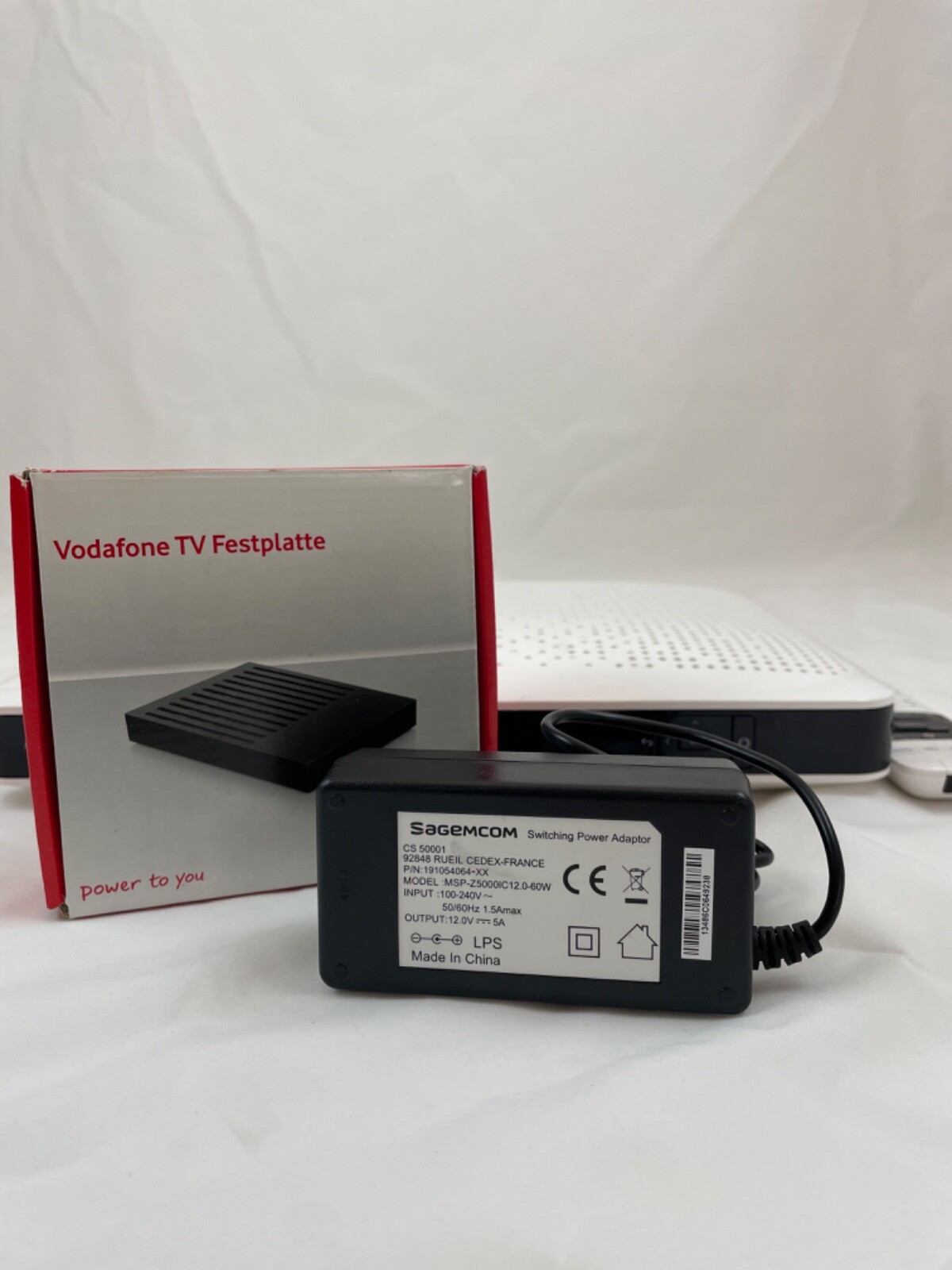 Vodafone TV Center 1000 Kabel & SAT IPTV HDMI Receiver + Festplatte Zustand GUT eBay