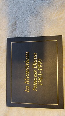 Princess Diana Stamp Set In Memoriam 1961-1997 - The Life of Princess Diana