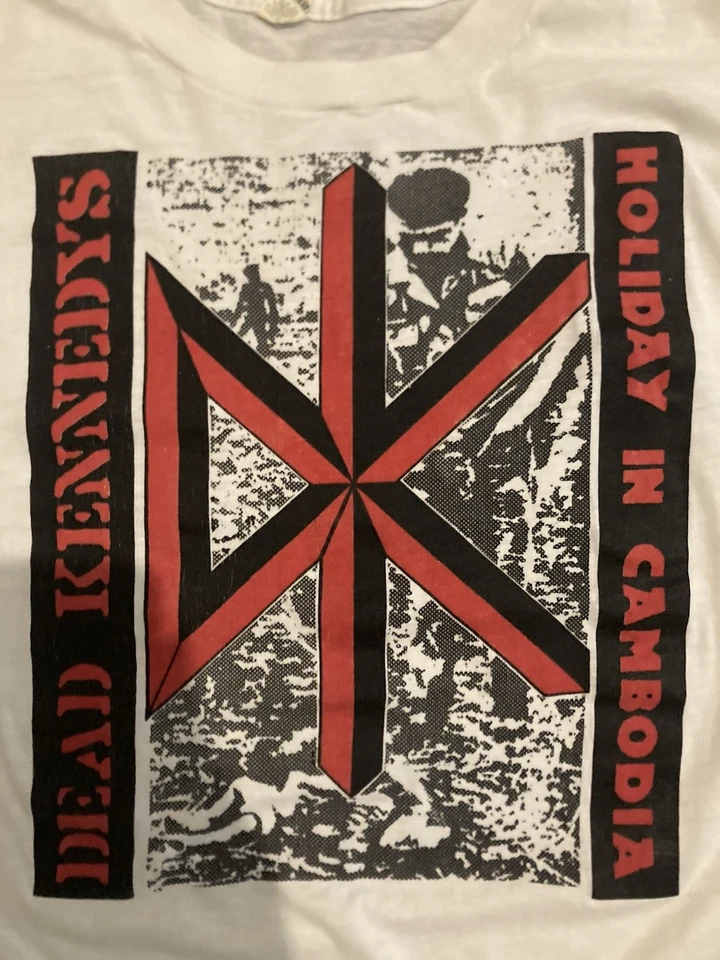 Camisa Dead Kennedys Vintage Puntada Única Bandera Negra Ramones Circle Jerks Damned Foto 4 de 4