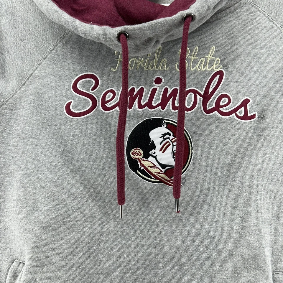 Suéter com capuz Colosseum feminino tamanho médio Florida State Seminoles - Imagem 2 de 4