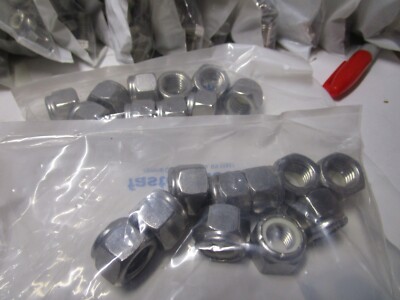 1/2''-13 Grade 18-8 NE Stainless Steel Nylon Insert Lock Nut QTY 20