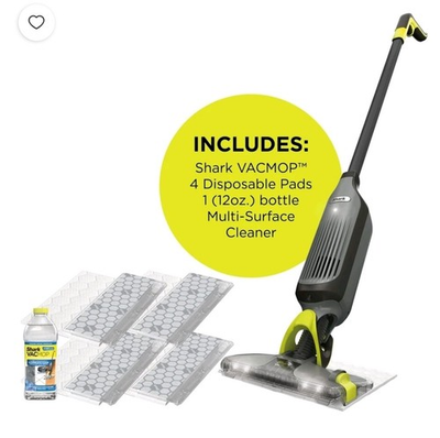 #ad Shark Vacmop Cordless Vacuum Mop With Disposable Pad $59.00