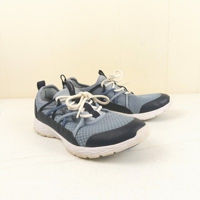 Vionic Zeliya Orthotic Walking Shoes Women Size 8 Blue Mesh Lace Up Sneakers