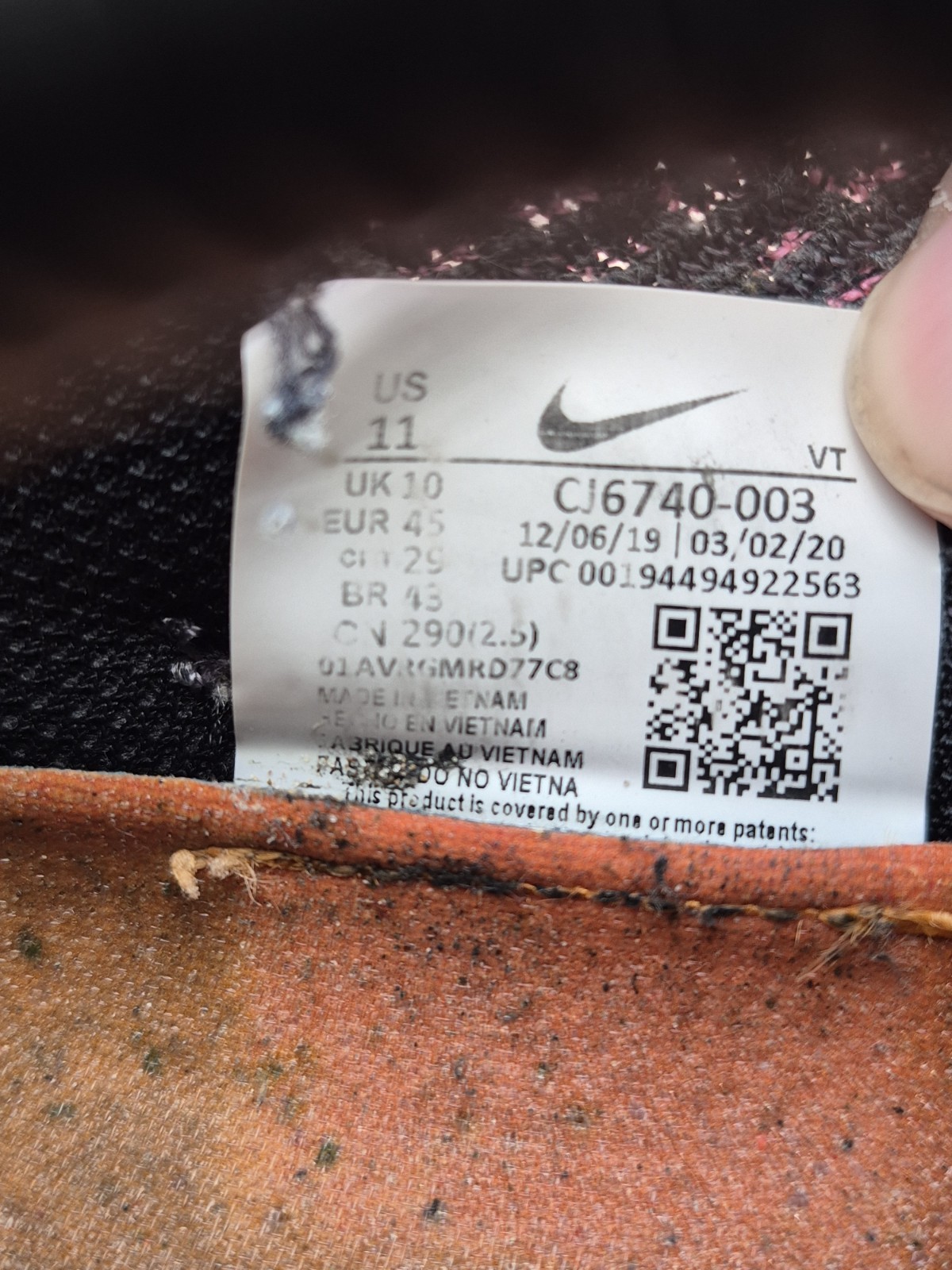 NIKE AIR VAPORMAX FLYKNIT MULTI UK10 RRP£180 image 8