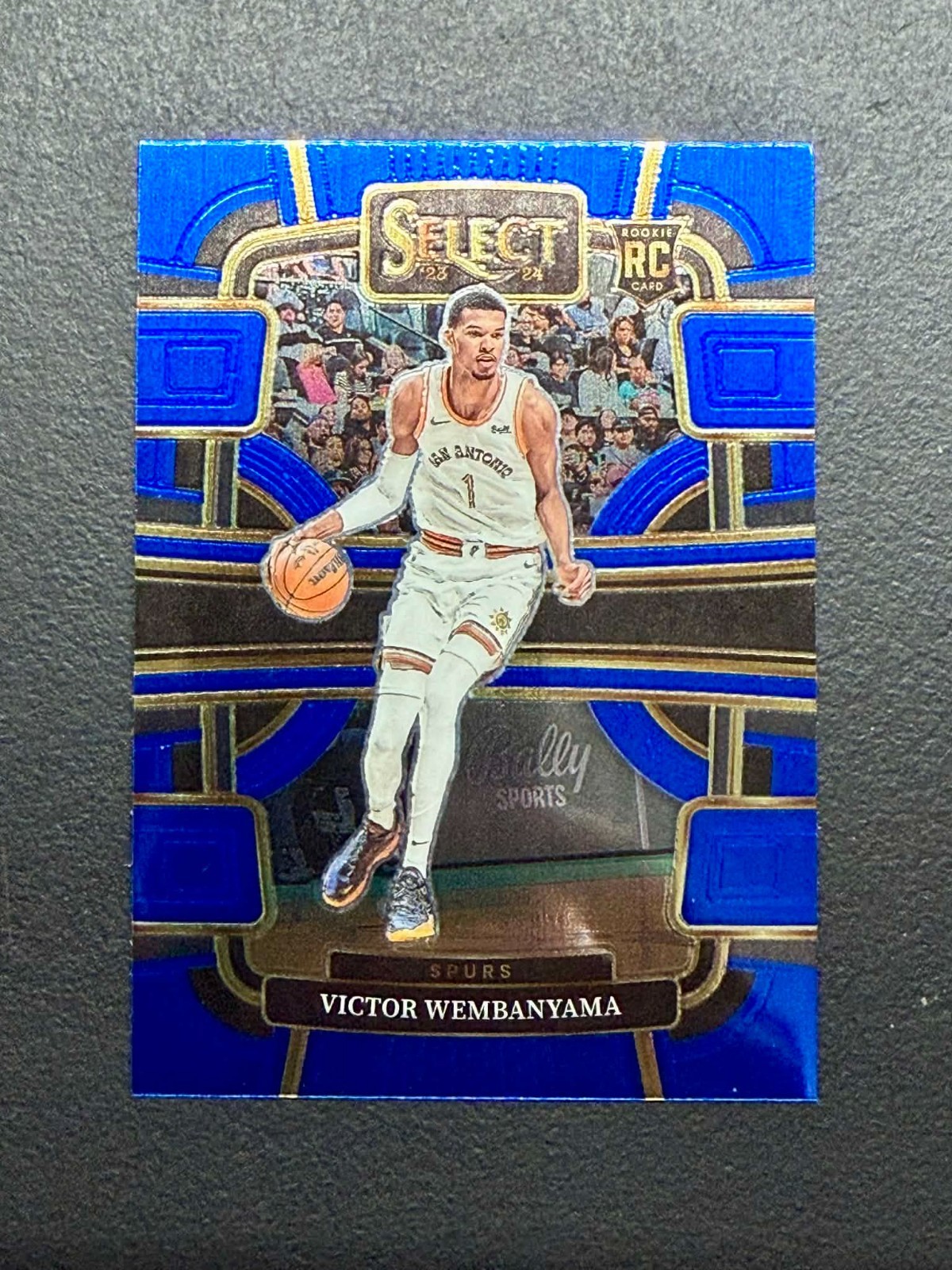 Panini Select 2023-24 Victor Wembanyama Rookie #87 Blue Prizm Spurs Card