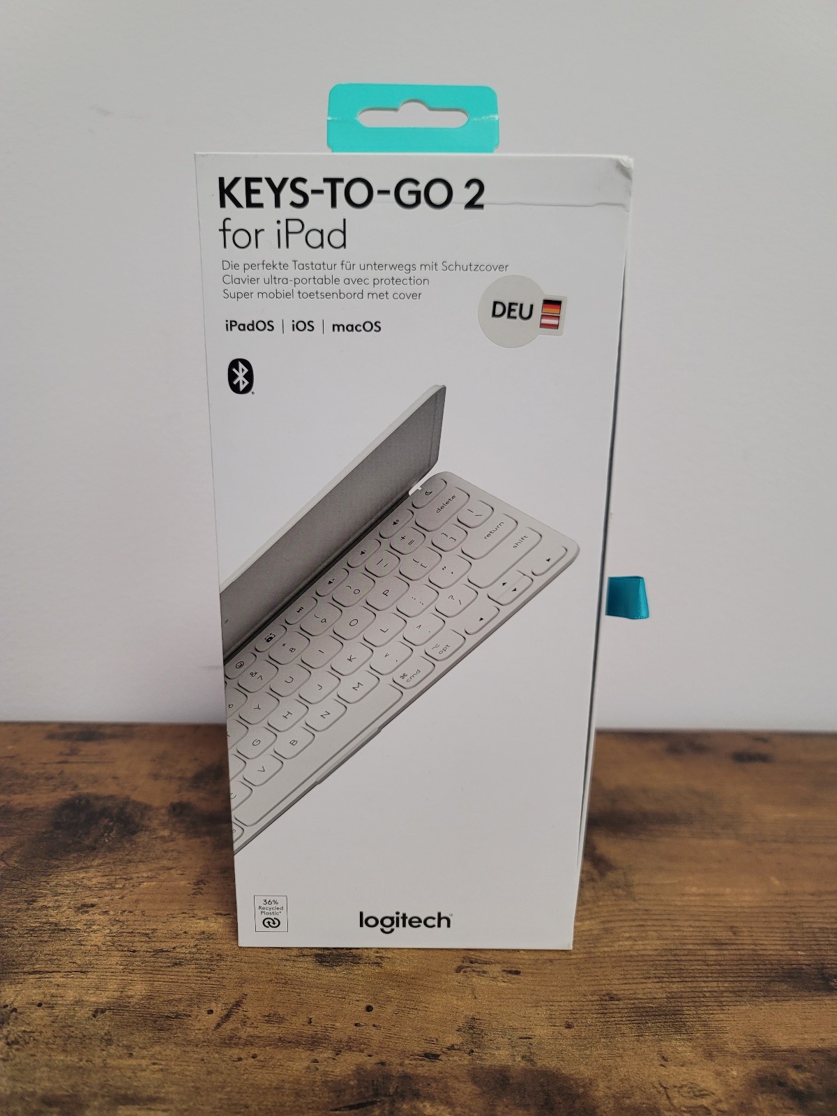 Logitech Keys-to-Go 2 clavier Bluetooth multidispositif avec rabat intégré