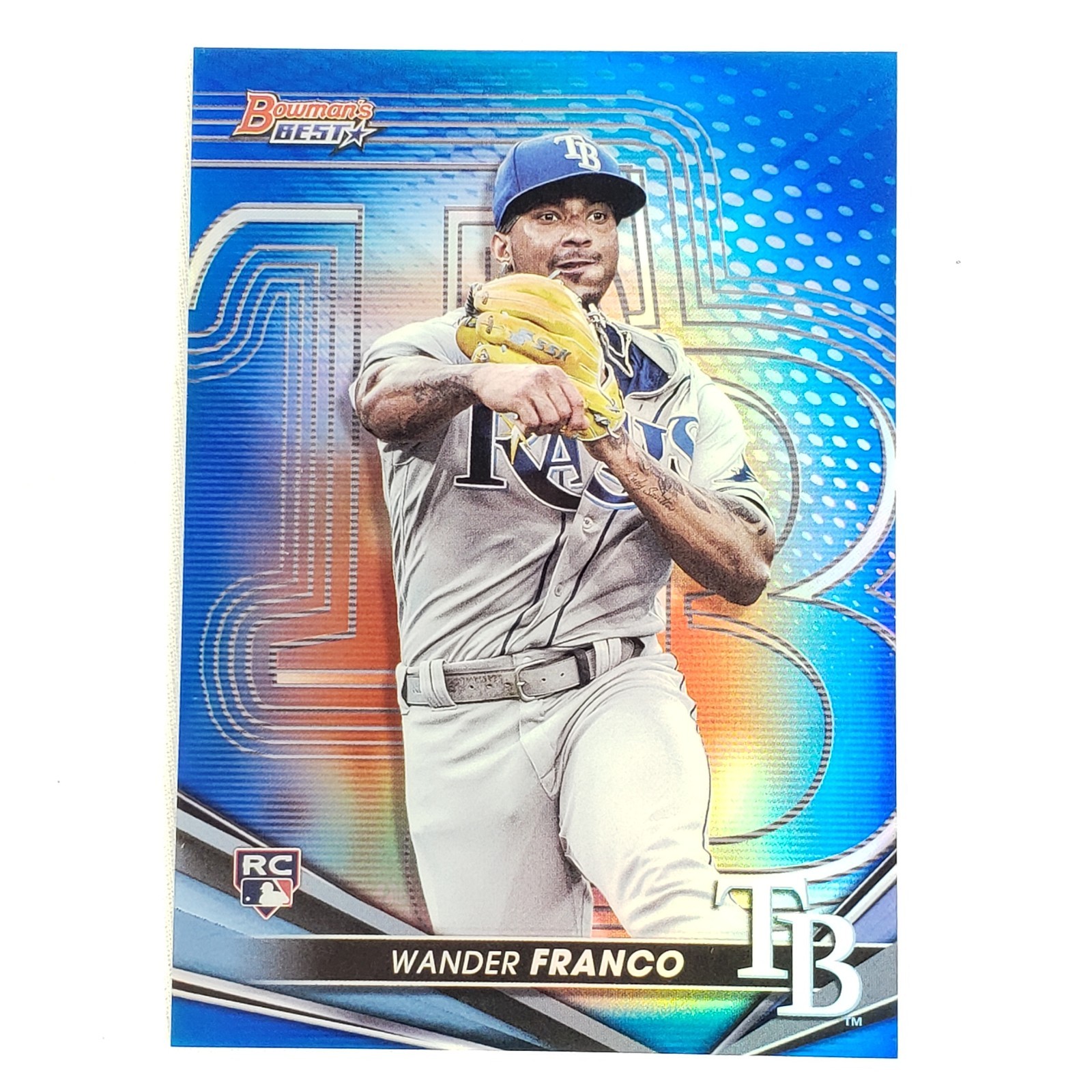 Wander Franco Rookie 2022 Bowman's Best #39 Blue Refractor SP /150 TampaBay Rays