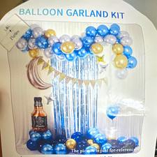 Birthday Balloon Garland Kit NC-73 87pcs Blue...