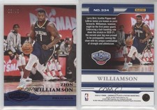 2020-21 Panini Chronicles Plates and Purple /49 Zion Williamson #334 Patch