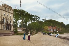 IWC1579 - Isle of Wight - Pier Hotel & Beach, Seaview/Seagrove c1910 - photo 6x4