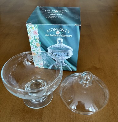 Rayware Moments Fine Continental Glassware. Bonboniere mit Fuß im Originalkarton.