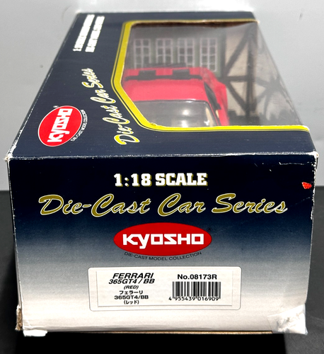KYOSHO Red Ferrari 512 BB Diecast 1:18 Car Model - New - Picture 4 of 24