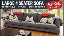 4 Seater Sofa X 2 Ash Grey Camerich Lazytime Excellent Used Condition £275 Each