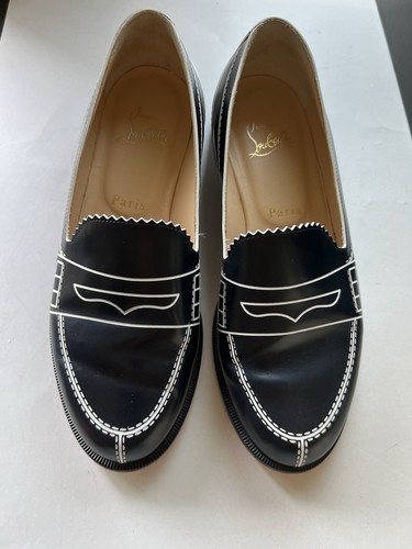 Christian Louboutin New Mocalaureat Trompe L'oeil Leather Loafers 36 - 6 - Picture 3 of 14
