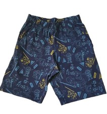 ADIDAS KIDS STAR WARS YOUNG JEDI SHORTS BLUE MULTICOLOR PRINT SIZE XSMALL E4