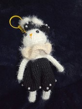Handmade Amigurumi Crochet bunny Keychain