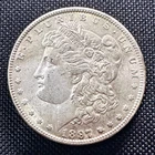 1897-P Morgan Silver $1 Dollar AU Toned w/ VIDEO Better Date *1403