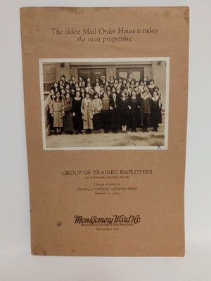 1924 Montgomery Ward Mail Order Portland Oregon Employees Opening Oakland Calif 