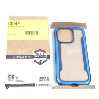Raptic Shield iPhone 14 Pro Case - Blue/Clear 
