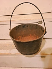 Vintage Cast Iron 3-legged Cauldron/Pot