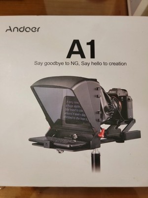 Andoer Portable Teleprompter  for Smartphone / Tablet (A1) New in Box