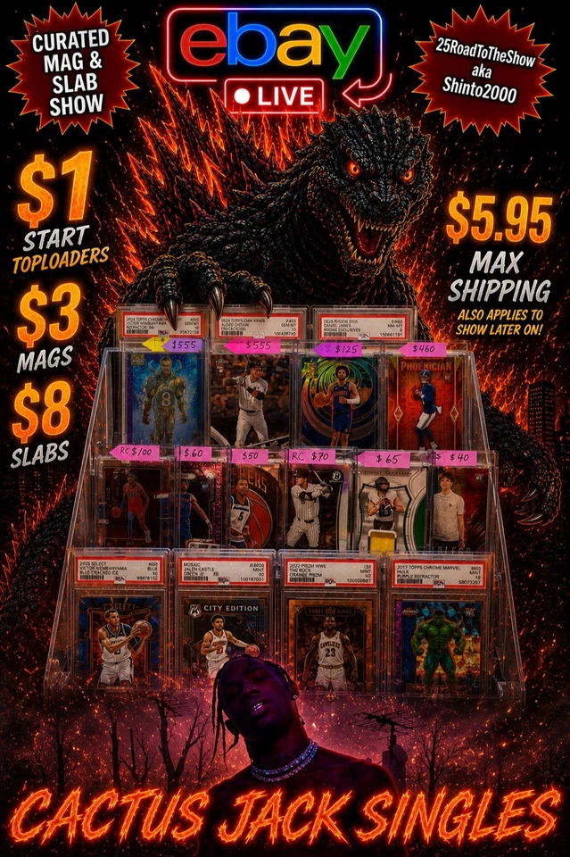 🔥CURATED MAGZILLA HEAT🔥 - $1 $3 $5 Start Singles - WED Jun 24th