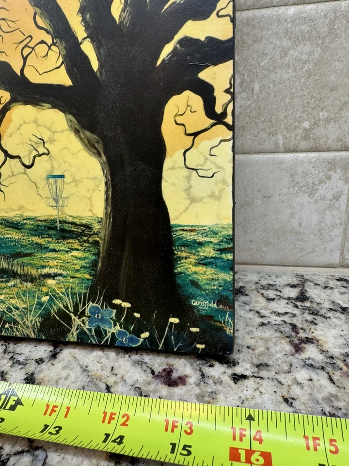 Discraft Cam Todd Signed Painted Picture The Gallery Wow Very Nice Fast Ship - Image 2 of 4