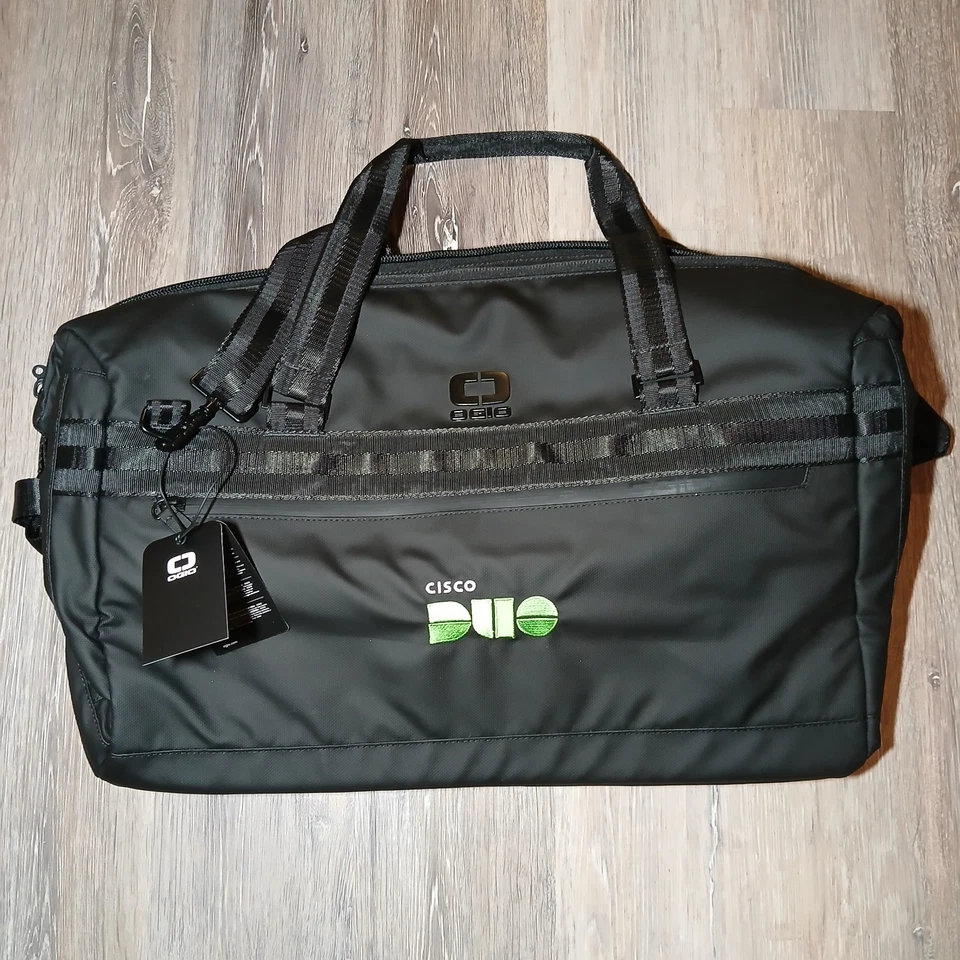 OGIO Blacktop Commuter Duffel Bag NWT XL Cisco Duo Promo Collab 21x13 Inches - Image 3 of 4