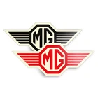 MG Straked Sticker Black & Red Classic Car Vinyl Decal Official Licensed Product