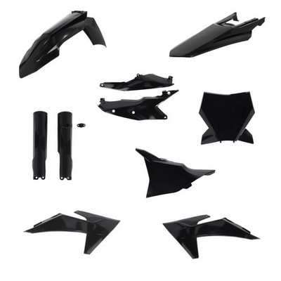 Acerbis Full Plastics Kit Black #2986510001 KTM