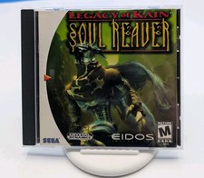 Legacy of Kain Soul Reaver (Sega Dreamcast, 2000) Game Disc & Manual,No Back Art