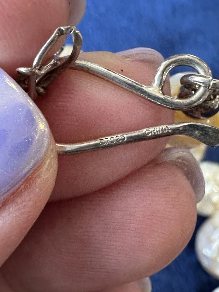 Collar Jay King Plata de Ley 925 Grueso Madreperla Graduado, 22-25 pulgadas Foto 2 de 4