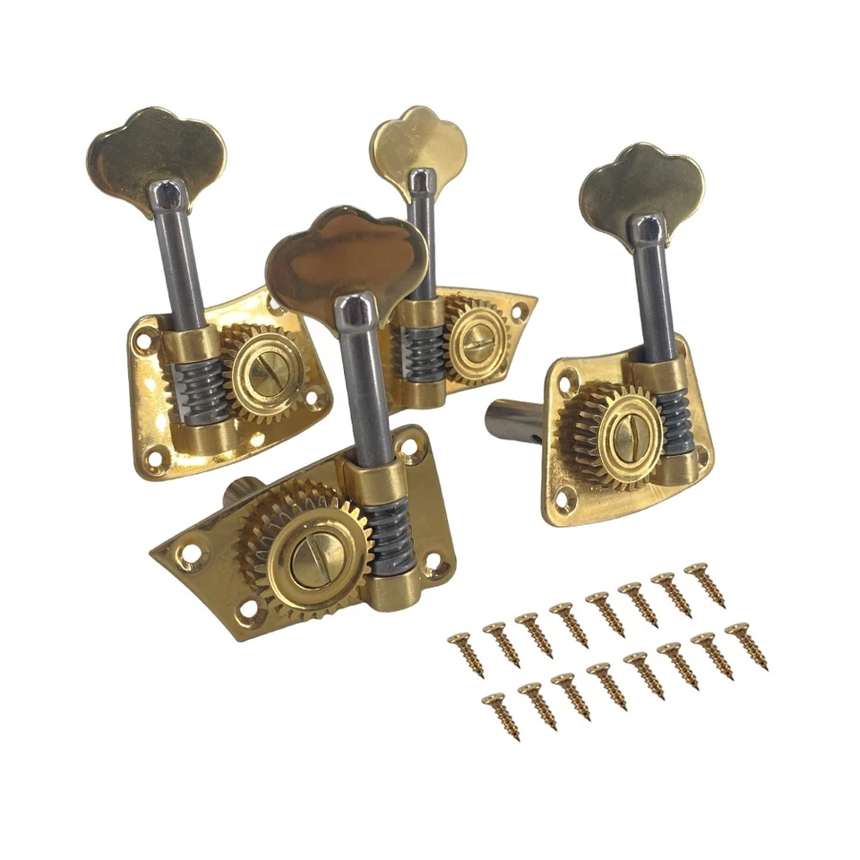 1 juego de clavijas para violonchelo de 4 cuerdas afinadoras cabeza de máquina de latón separado clavijas para violonchelo Foto 4 de 4