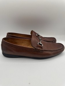 Peter Millar Mens Brown Horsebit Loafers Driving Shoes Leather Slip On Size 10 Peter Millar Mens Sz 11m Brown Leather Horse Bit Slip on  main image 3