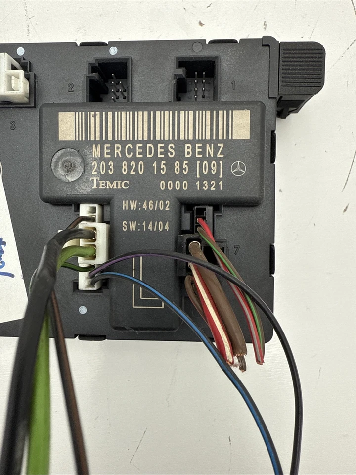 2038201585 2001-2007 MERCEDES C-класса водителя передняя левая дверь модуль управления - Изображение 4 из 4