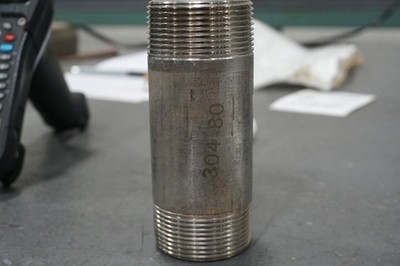 Merit 64730 1-1/2x4-1/2 Nipple Welded Sch80 Xheavy 304ss Tbe, Free Shipping