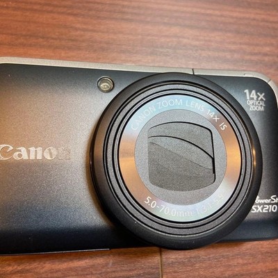 Buy Canon PowerShot SX210 IS 14.1MP Digital Camera - Black online