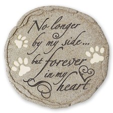 Cat or Dog Grave Marker or Garden Memorial Stone. No Longer By My Side But Fo...