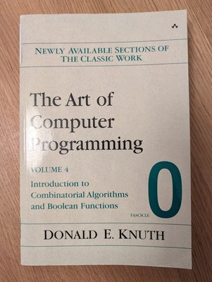 The Art of Computer Programming Vol. 4, Fascicle 0:... | Buch | Zustand sehr gut