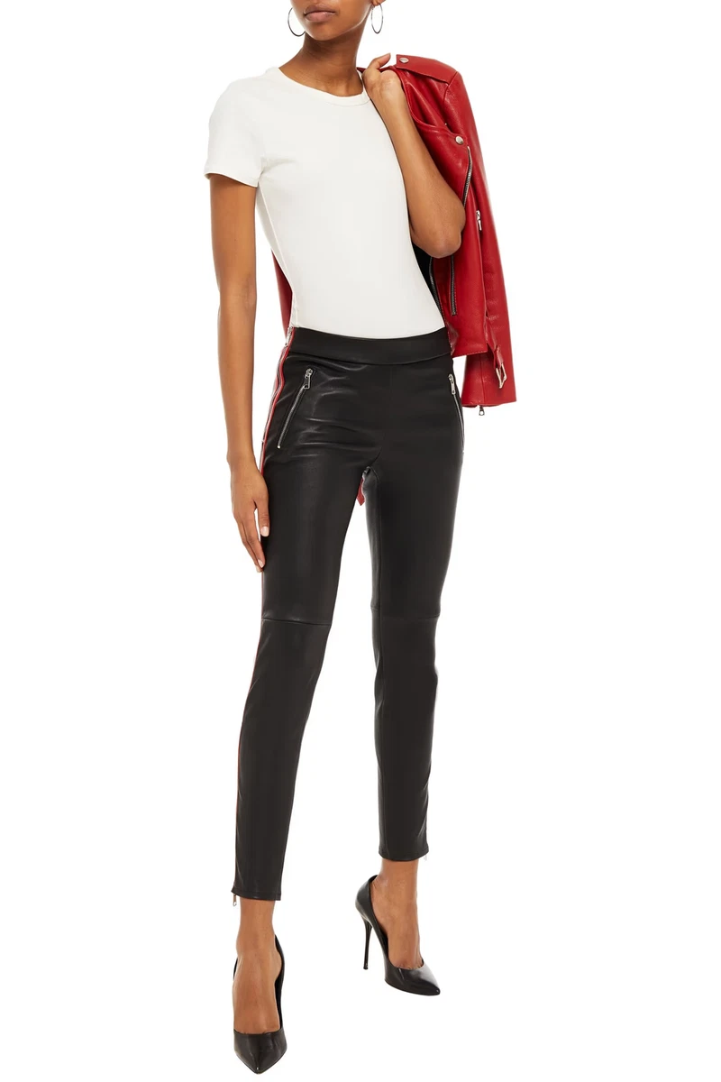 Alexander McQueen Leather Regular Size Pants for Women for sale | eBay