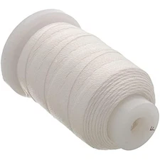 Pure silk cord – white, size f (0.348 mm/0.0137”), 140 yards (420 ft),