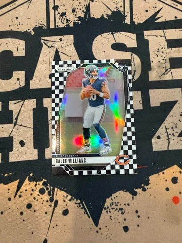2024 Panini Prizm - Rookies Caleb Williams #301 Black & White Checker Prizm (RC)