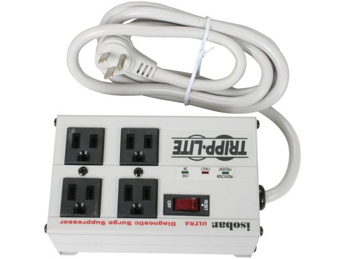 Tripp Lite IBAR4-6D 4 Outlets 3330 Joules 6' Cord Isobar Premium Surge - Picture 4 of 5