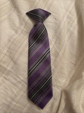 Purple Baby Clip On Tea Tie for Babies Toddler