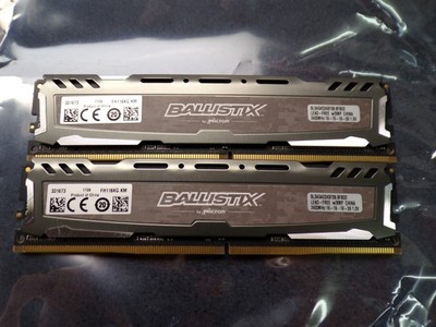 8gb 2 x 4GB Crucial Ballistix Sport BLS4G4D240FSB.8FBD2 PC4-19200 DDR4-2400#31